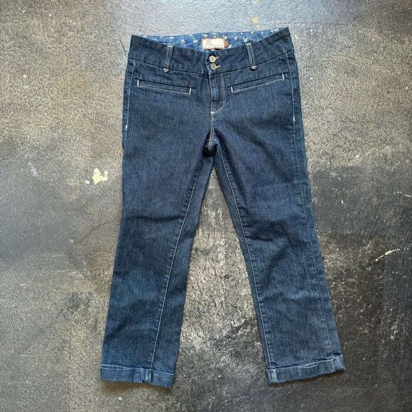 Paige Jeans Dark Wash Blue Women’s Jeans Hayworth Style Size 27 Stretch Style - Picture 1 of 10